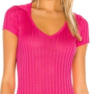 BDG pink short sleeve top